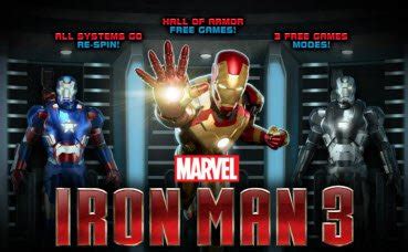 iron man 3 slot Iron Man 3 has a 3D frame, with a suited Iron Man on the left of the reels, who will react to wins with a